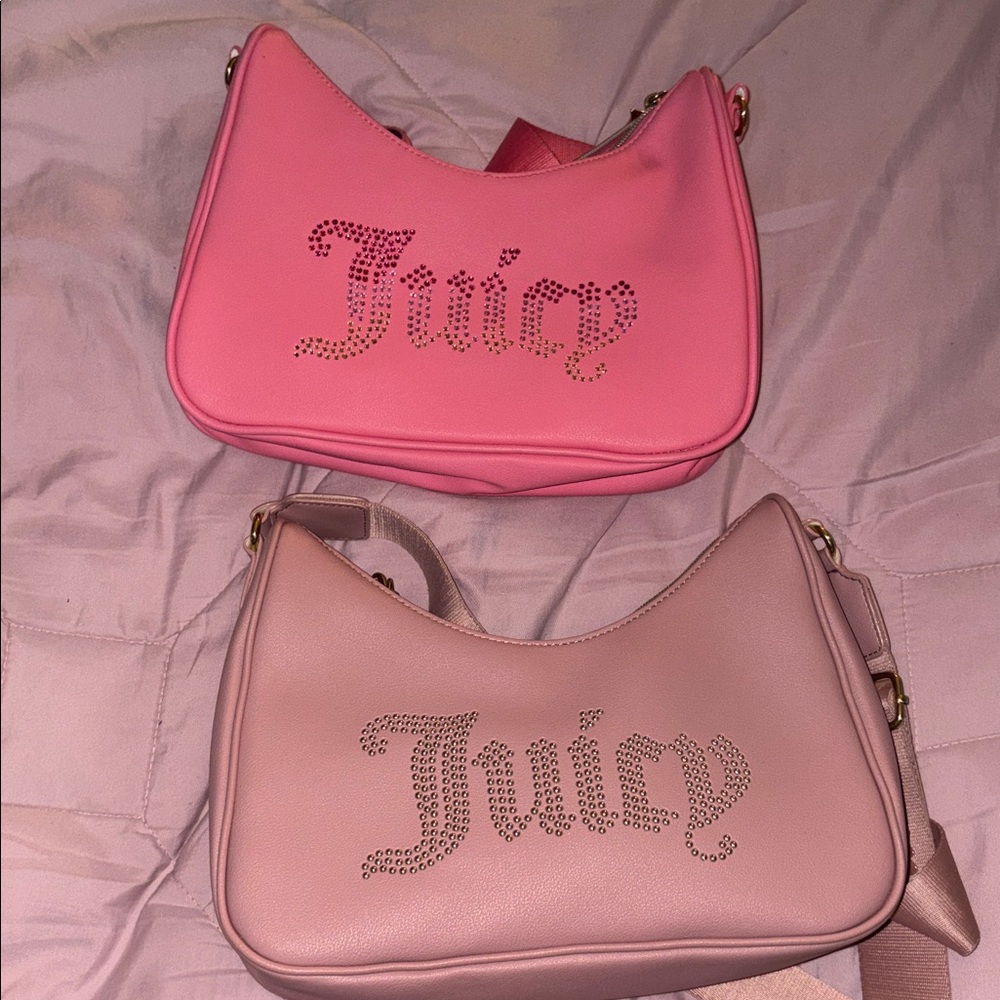 (2) Juicy Couture Pink Shoulder Bags